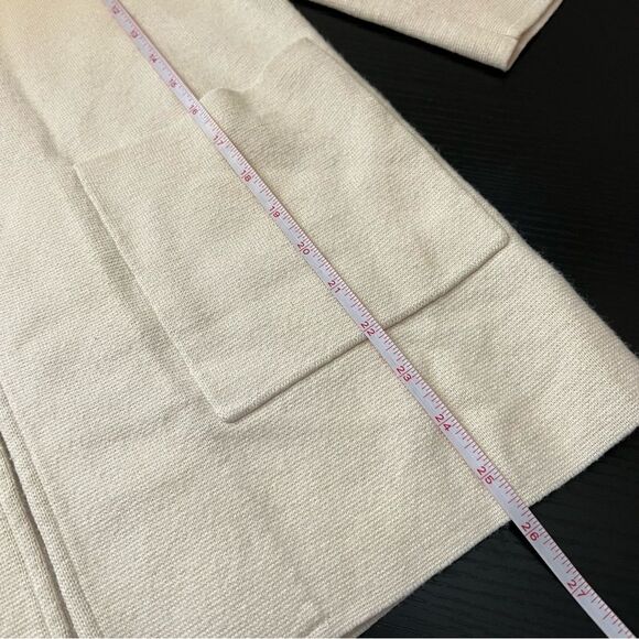 J. Crew Open Front Sophie Sweater Blazer XS Off-White - Picture 13 of 13